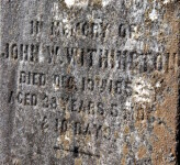 Nace/John Withington Tombstone Detail.JPG